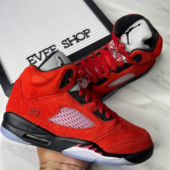 Jordan Shoes - Jordan Retro 5 - Red Black White